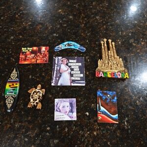 Colorful Souvenir Magnet Set